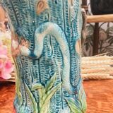 Vintage slip pitcher vase
