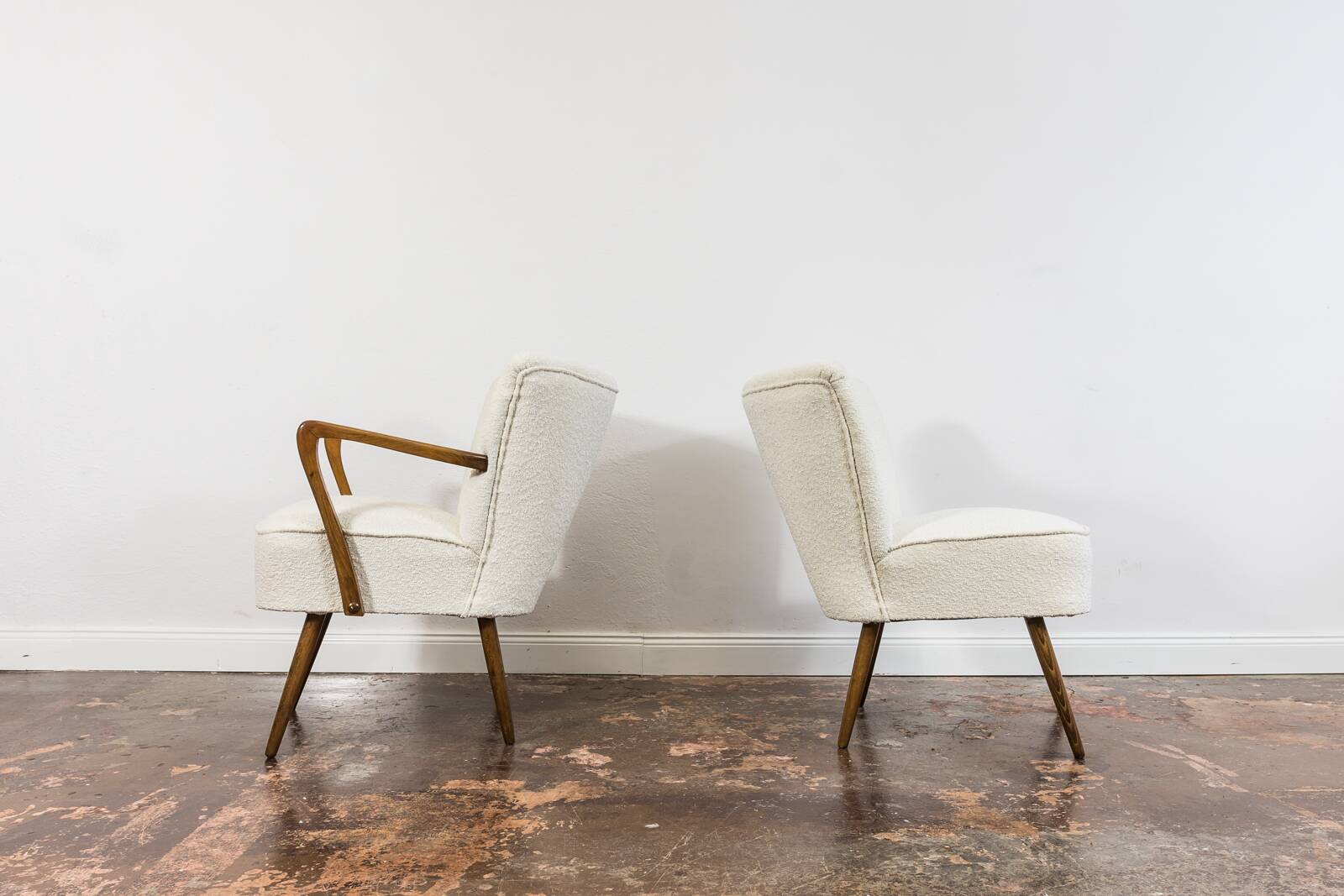 Fauteuils cocktail vintage, Allemagne, années 1950, lot de 2