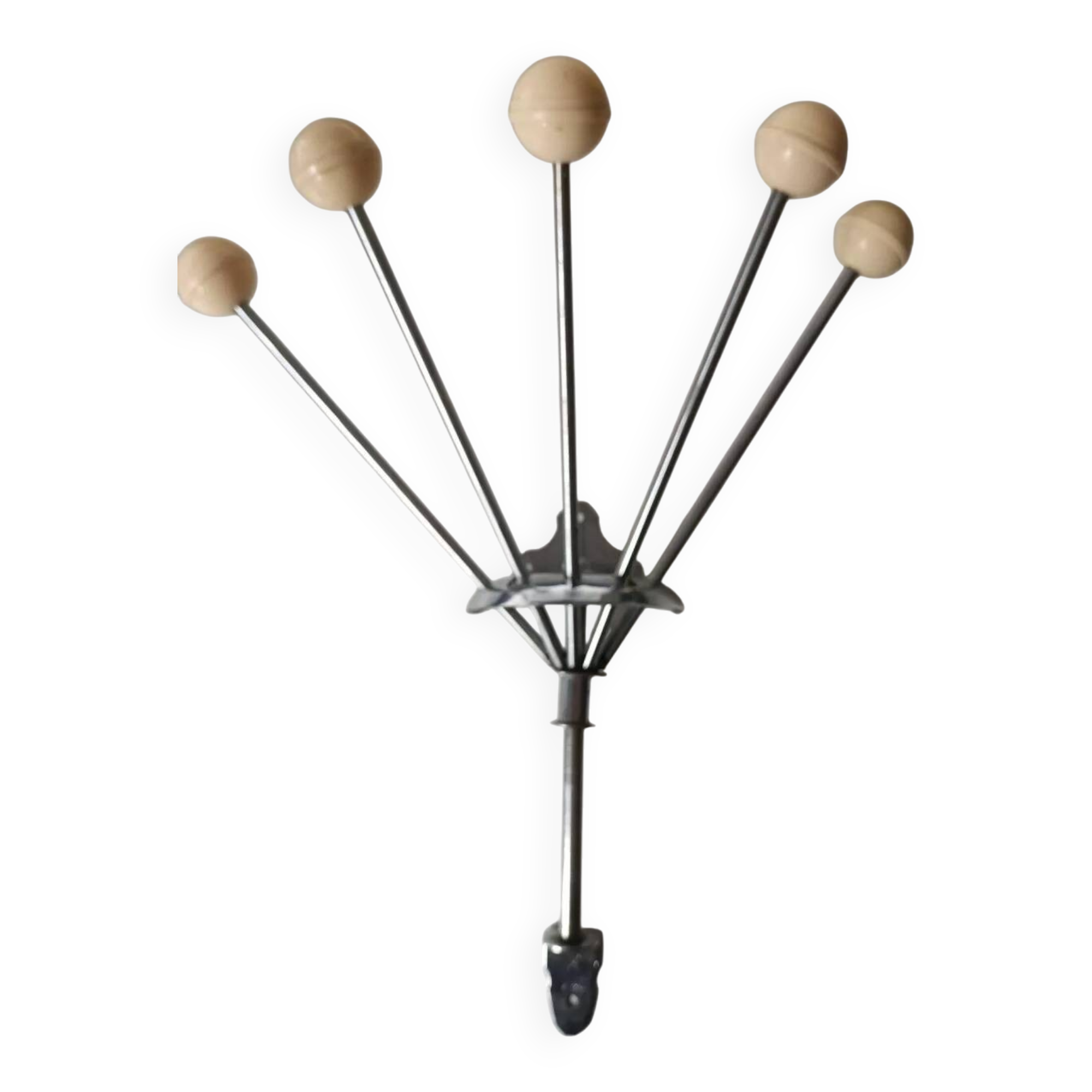 SERJAC retractable wall-mounted coat rack