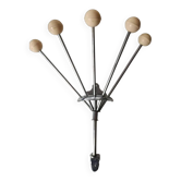 SERJAC retractable wall-mounted coat rack