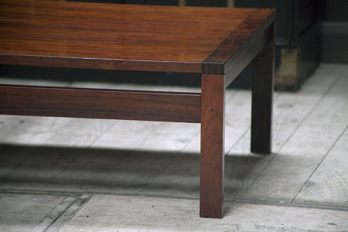 Rosewood coffee table by Ole Gjerlov-Knudsen and Torben Lind for France and Son