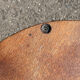 Wooden and metal workshop stool