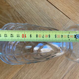 Vase bulbe verre moulé