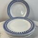 Set of 6 flat plates Sarreguemines Béatrice collection