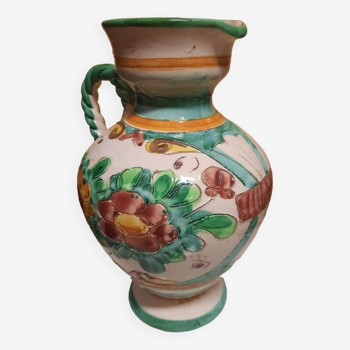 Vintage ceramic pitcher vase