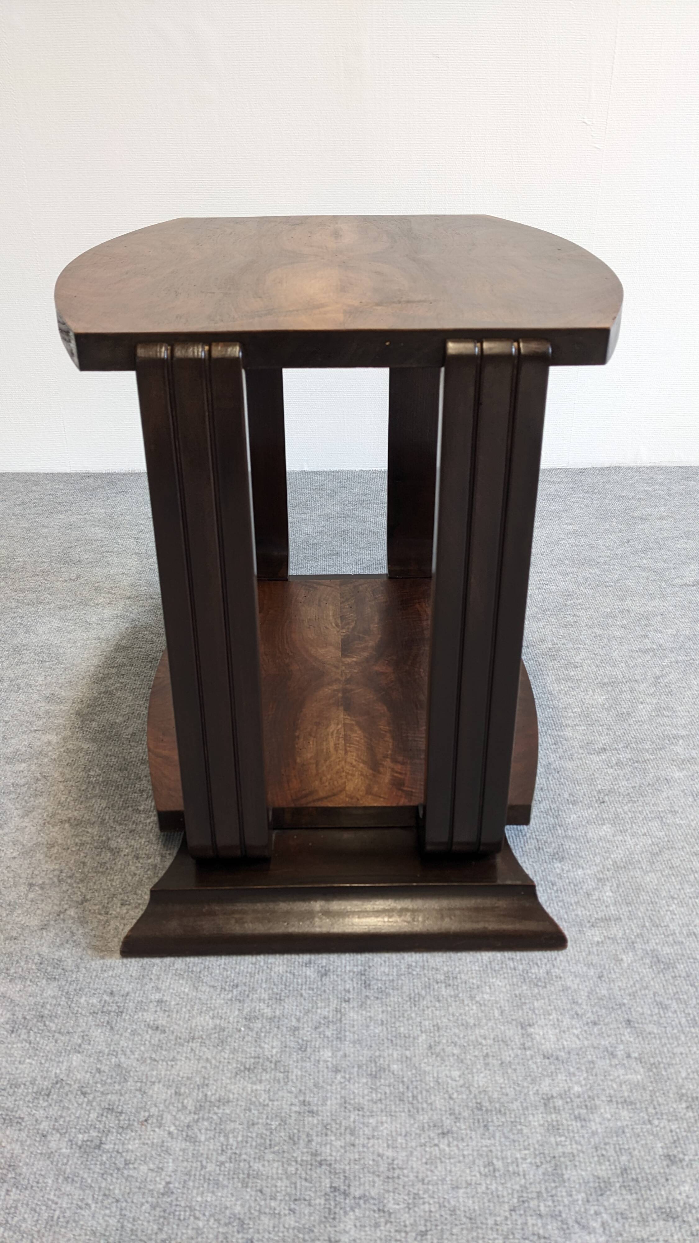 Low Art Deco pedestal side table circa 1930