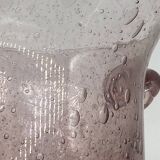 Ice bucket / ice bucket bubble glass, vintage