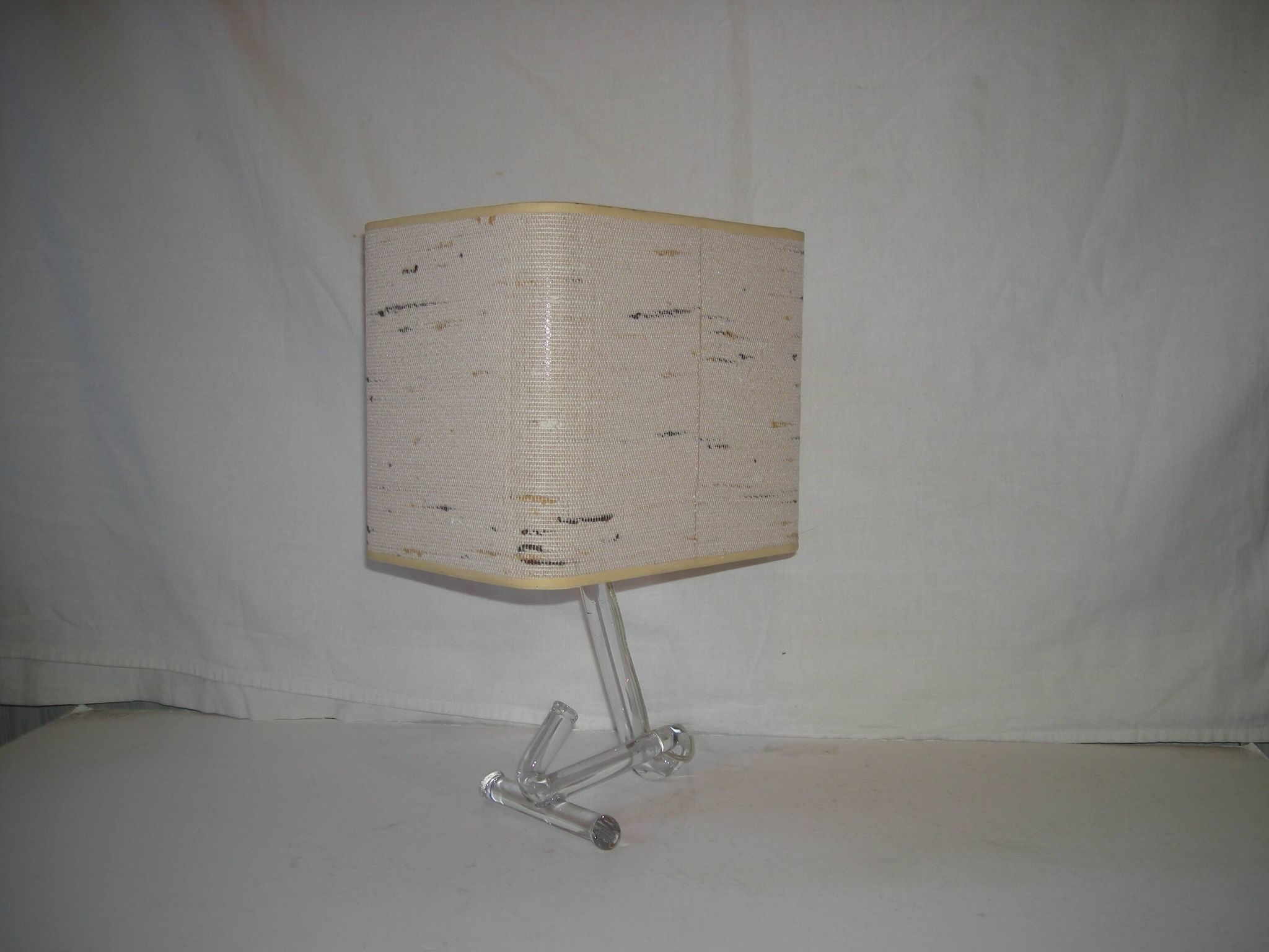 Lampe en verre des années 50