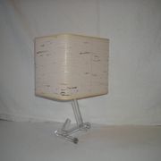 Lampe en verre des années 50