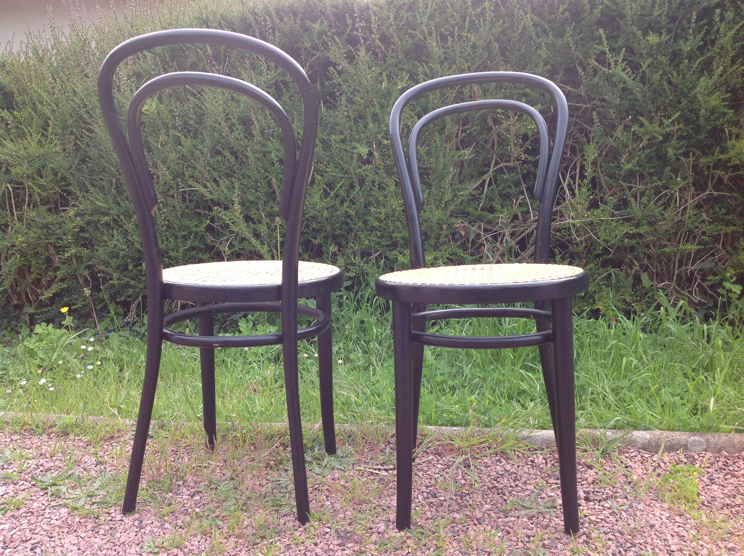 2 bistrot chairs   Thonet, zpm Radomsko