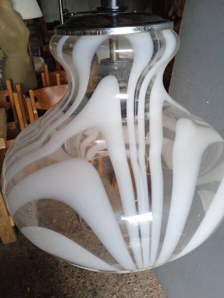 Designer suspension chandelier Murano ep 1970 design