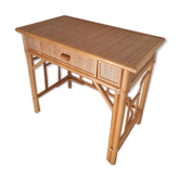 Vintage rattan desk