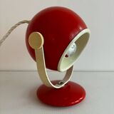 Red 70s eyeball table lamp