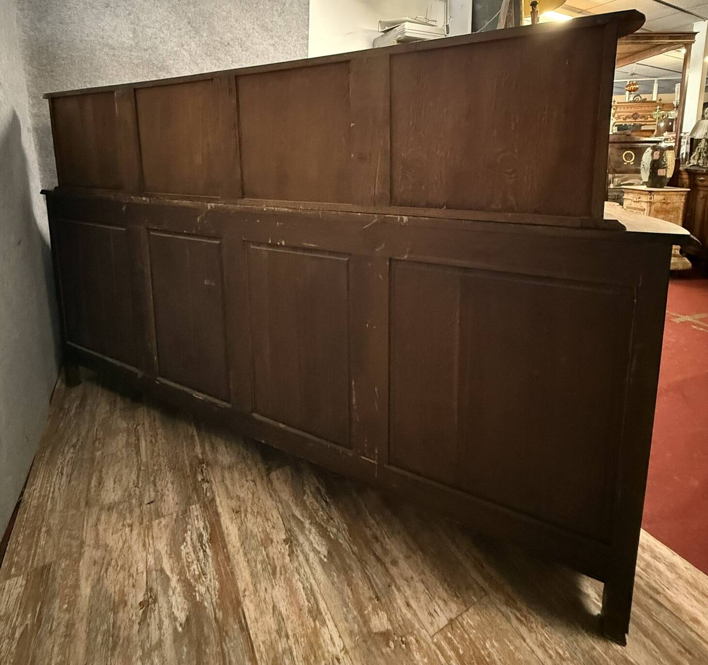 Monumental Provençal Louis XV style sliding sideboard