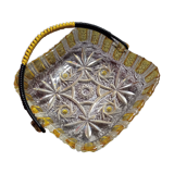 Empty pocket basket vintage glass