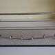 Chromed metal wall coat rack 1960