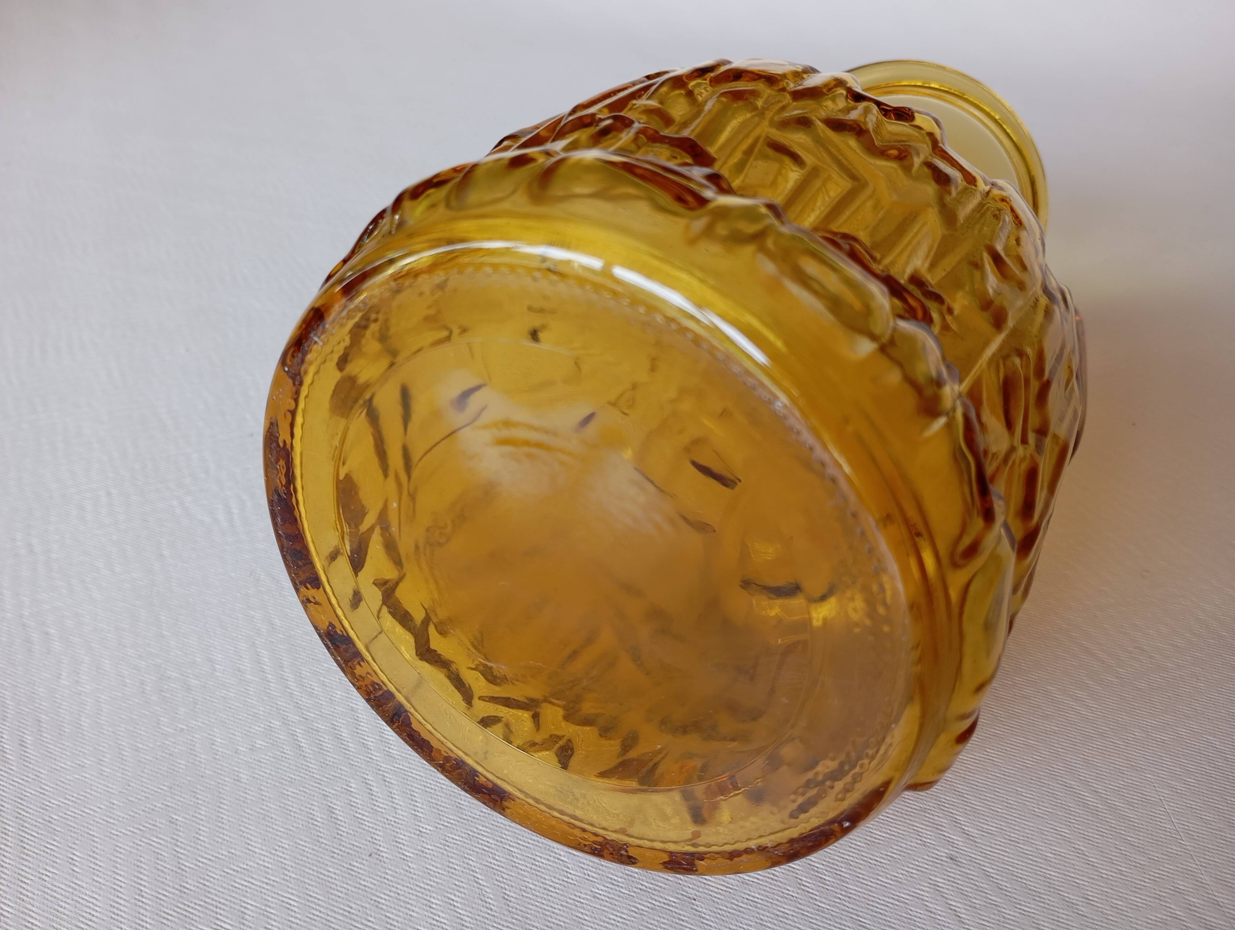 Vintage Bormioli Italian glass carafe from the 70s