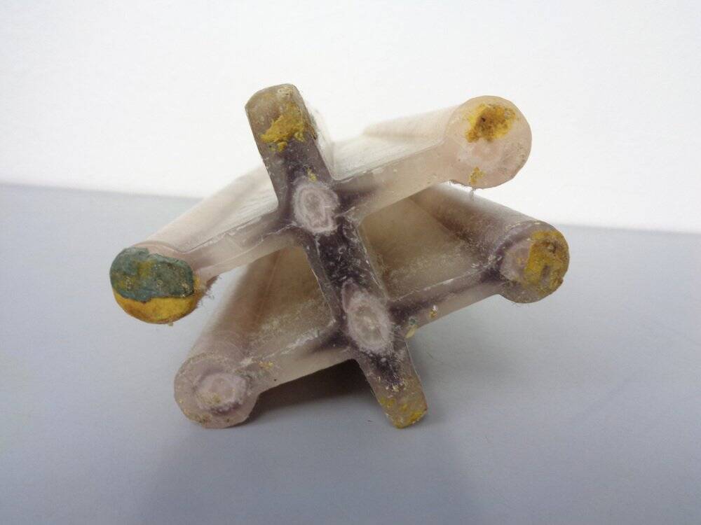 Scandinavian Glass Candleholder, 1960s