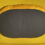 Hand-embroidered 1920s cushion