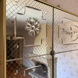 Venetian bistro mirror 200 x 100 cm - 50s