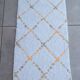 Tapis artisanal en coton recyclé - Reversible - Jaune