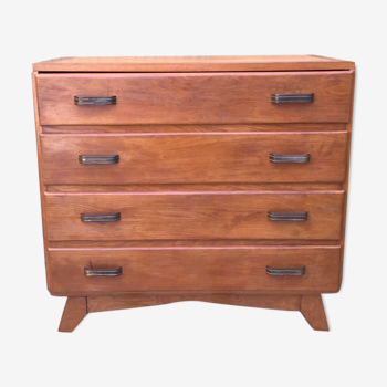 Commode vintage pieds compas années 50