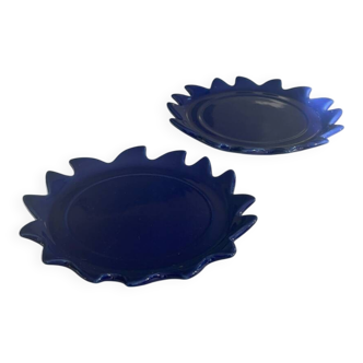 Set of 2 Ricard soleil dessert plates – Promotional plates v