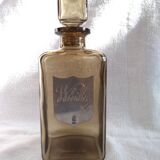 Smoked glass whiskey decanter
