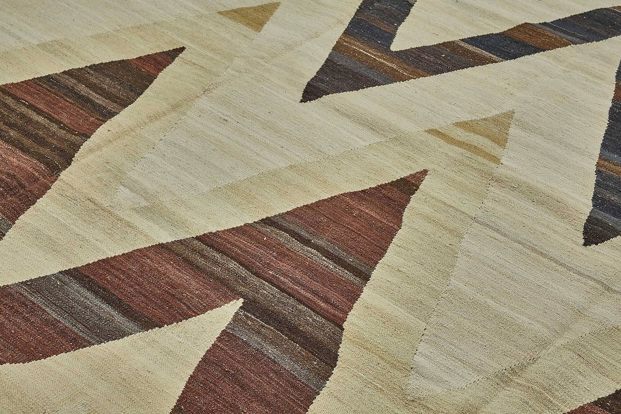 Contemporary Tribal Decorative Kilim 283 cm x 362 cm