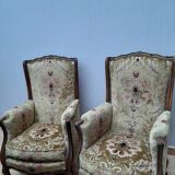 Pair of old-style armchairs