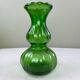 Vase vintage vert bouteille 