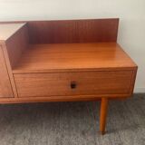 Console, Scandinavian teak sideboard, 1960s