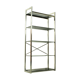 Chrome & smoked glass shelving unit, 1970s