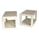 A pair of coffee tables/nightstands with drawers. France 1970s.