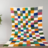 Handmade moroccan berber carpet 213 x 163 cm