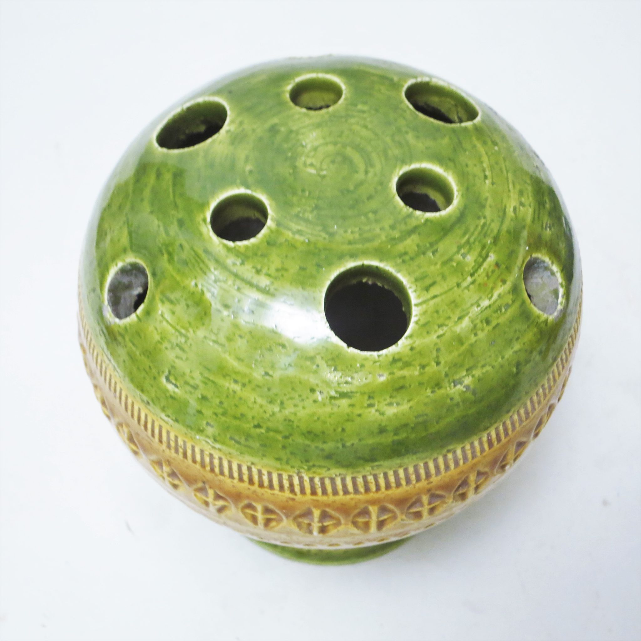 Vase Pique-fleur Aldo Londi Italie