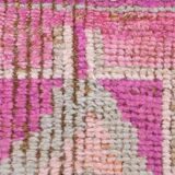 Pink Brown Turkish Runner Rug 86x300Cm SKU 18158