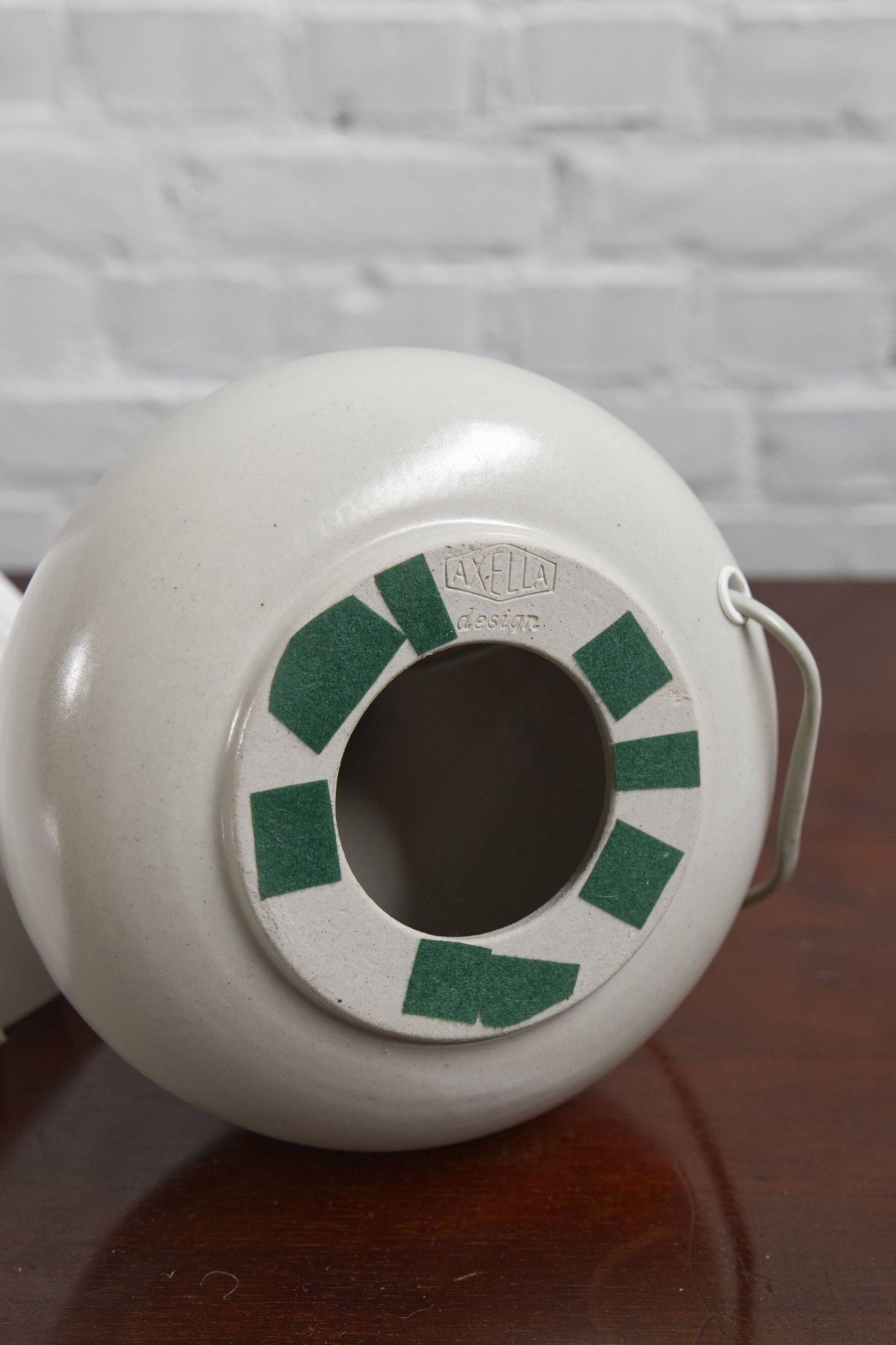 Vintage ceramic table lamp by Axella Stentoj, Denmark, 1960s