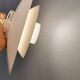 FormLight hanging lamp with multiple layers of shades, a Danish quality product from the 80s.