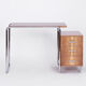 Functionalist Desk Czech Bauhaus Tubular Steel, 1930s