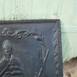 Chimney plate and pair of channels