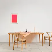 Table extensible en chêne par Skovmand & Andersen, Danemark, années 60