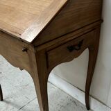 20th century slant-front desk in solid cherry wood