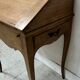 20th century slant-front desk in solid cherry wood