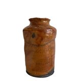 Chamotte stoneware vase