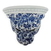 Étagère murale Panther en céramique bleu Delft