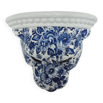 Étagère murale Panther en céramique bleu Delft