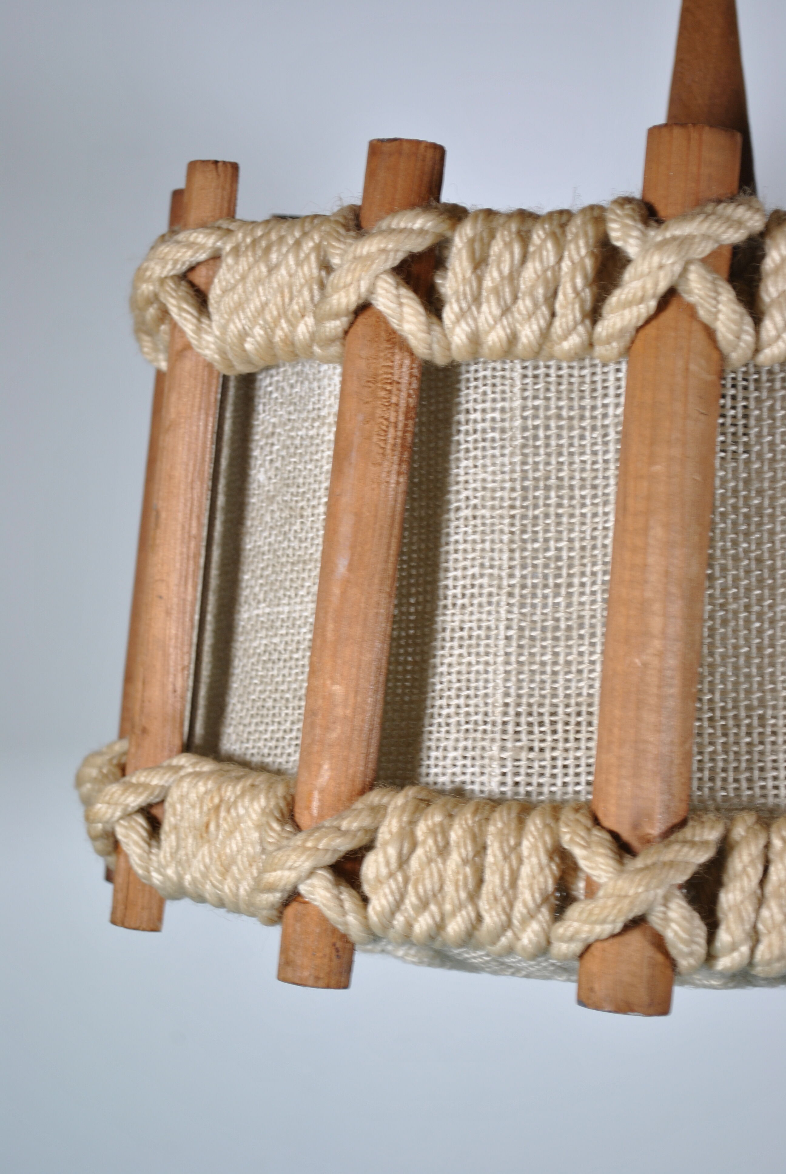 Suspension in rope and wood 1970