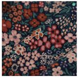 Cosette floral pendant light with "thousand flowers" print