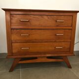 Vintage light wood dresser